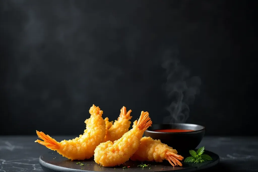 Tempura de crevettes x4