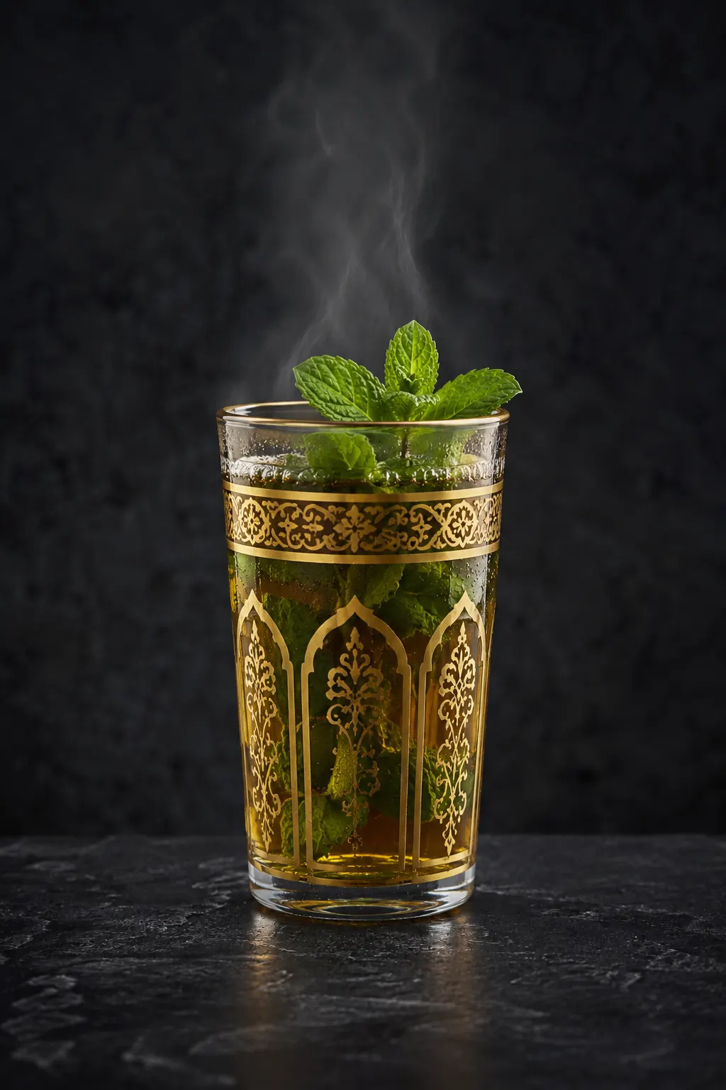 Thé à la menthe marocain servi à La Parisienne, salon de thé à Toulouse